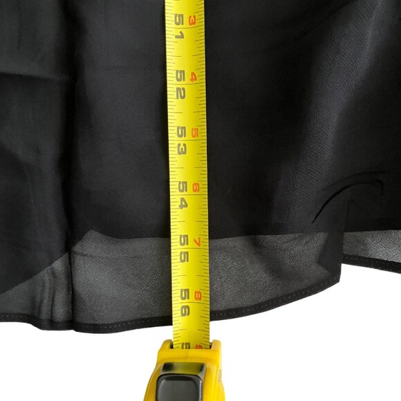 Rumored size M & L Vintage Slip Maxi Dress Black Medium / Large Retro Crepe Glam - Picture 11 of 16